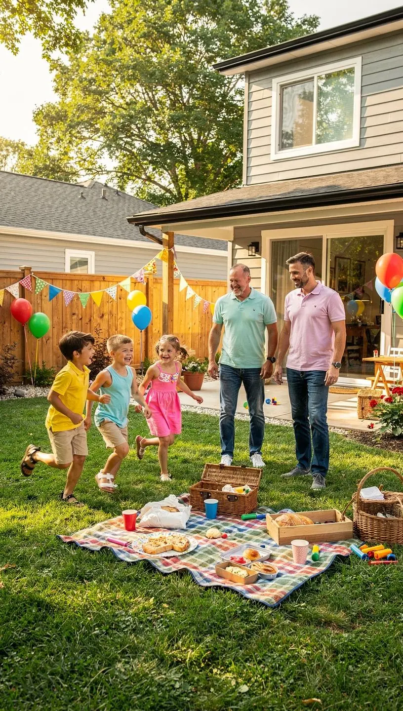 Zestaw przypomnień dotyczących ustawień mediów na tablicy korkowej w kuchni.