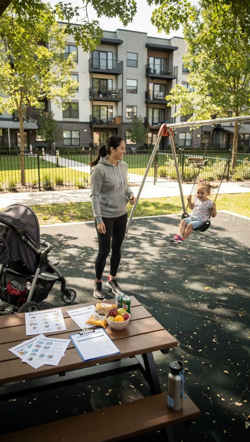 Przypomnienie o terminie płatności za wynajem na tablicy ogłoszeń.